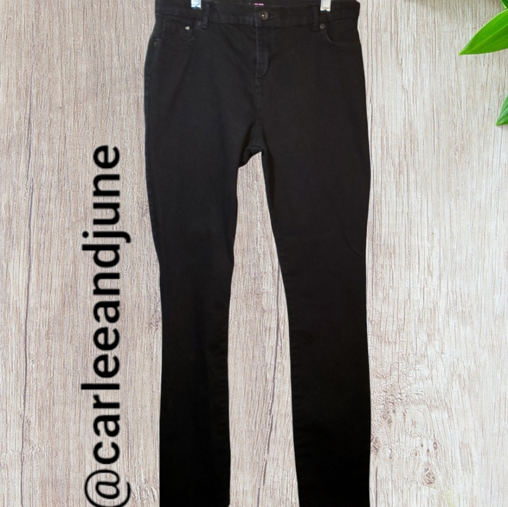 PLACE SUPER SKINNY GIRLS BLACK JEANS SIZE 16